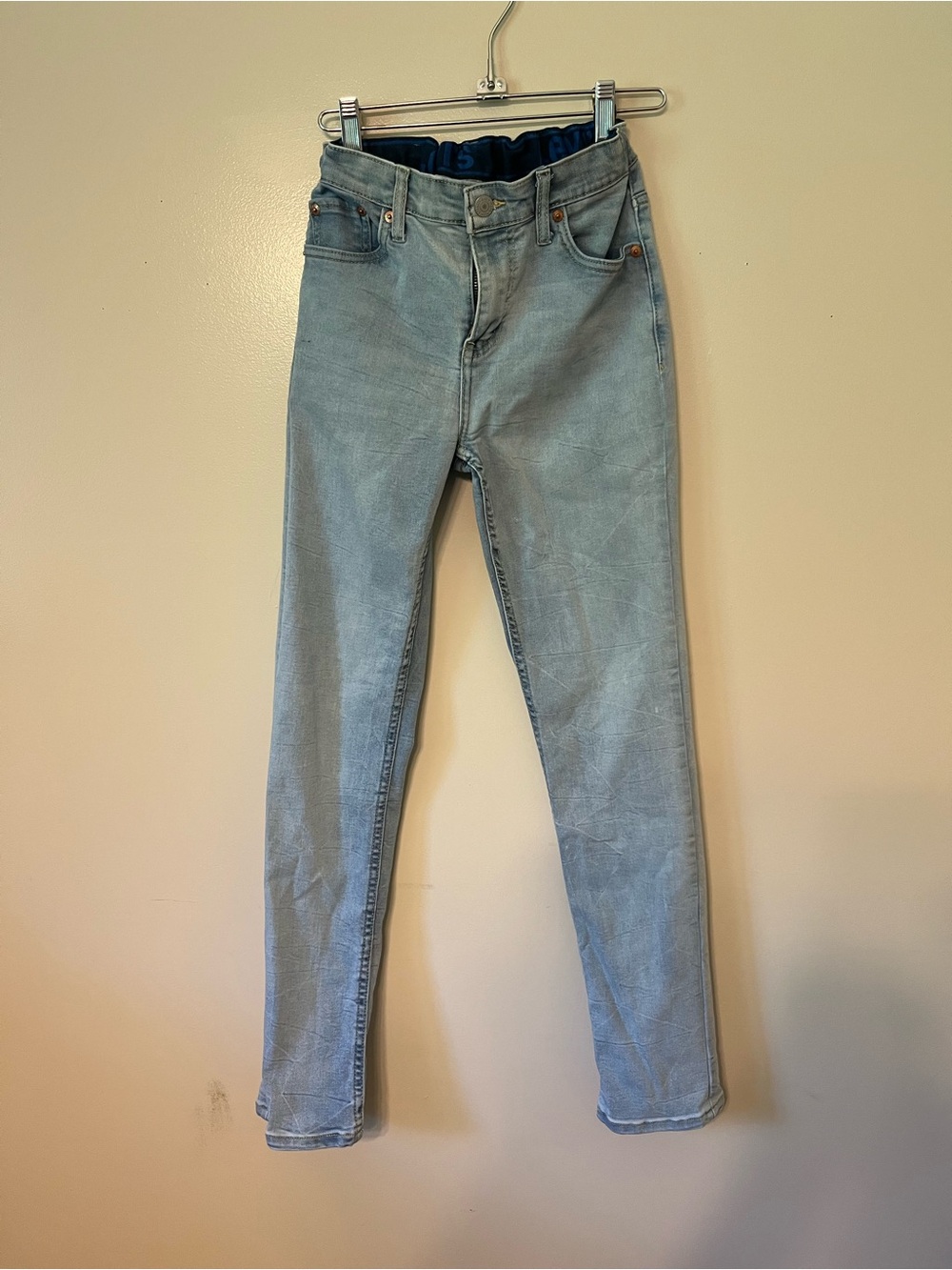 Boy’s Levi  Light Blue Slim Fit Jeans